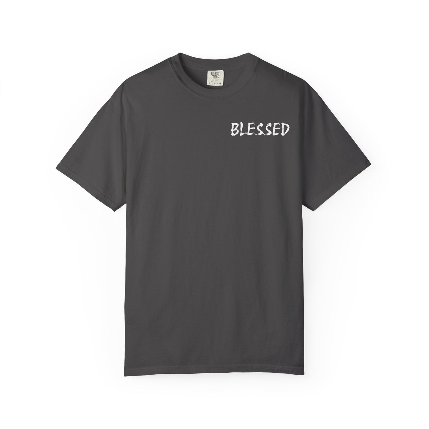 Christian Faith Comfort Colors T-shirt - 'I Woke Up Blessed'