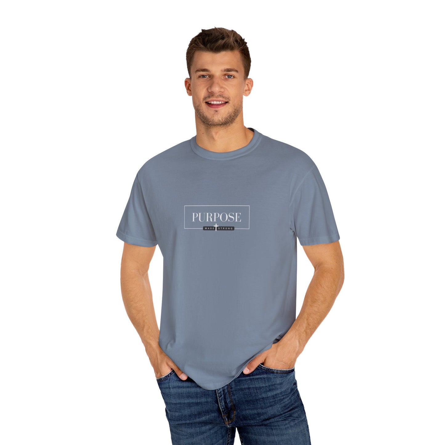 Comfort Colors T-shirt with Signature Purpose Made Strong Logo