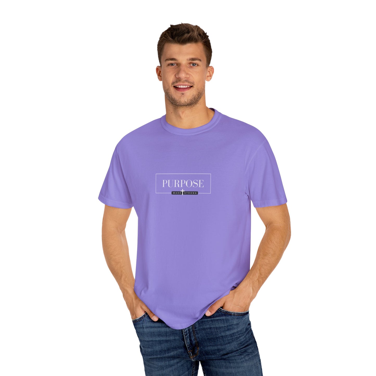 Comfort Colors T-shirt with Signature Purpose Made Strong Logo