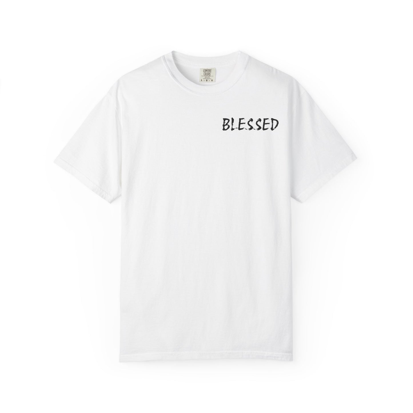 Christian Faith Comfort Colors T-shirt - 'I Woke Up Blessed'