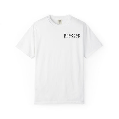 Christian Faith Comfort Colors T-shirt - 'I Woke Up Blessed'
