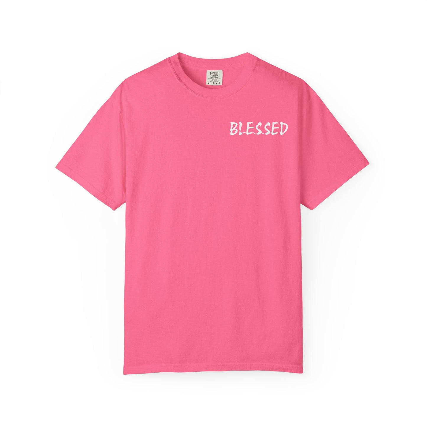 Christian Faith Comfort Colors T-shirt - 'I Woke Up Blessed'