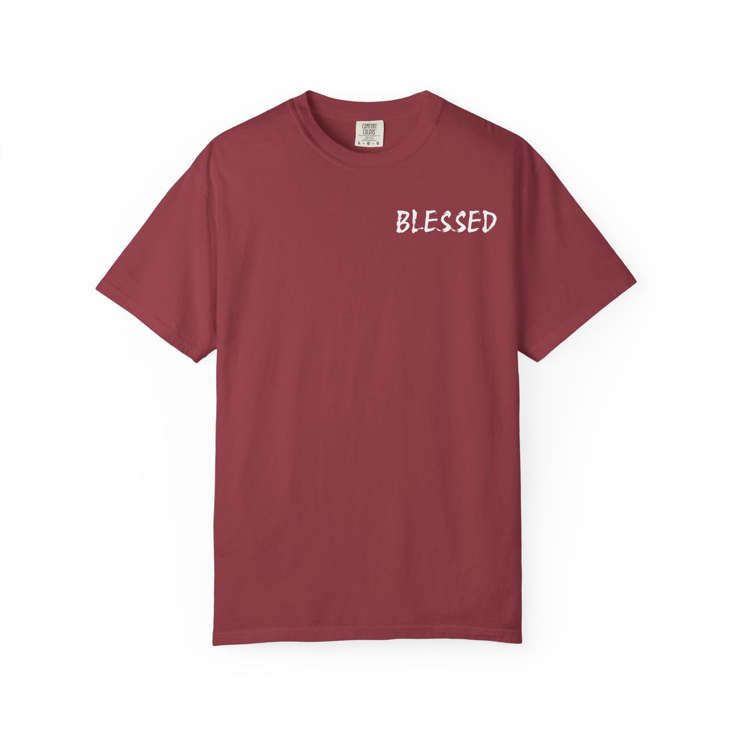Christian Faith Comfort Colors T-shirt - 'I Woke Up Blessed'