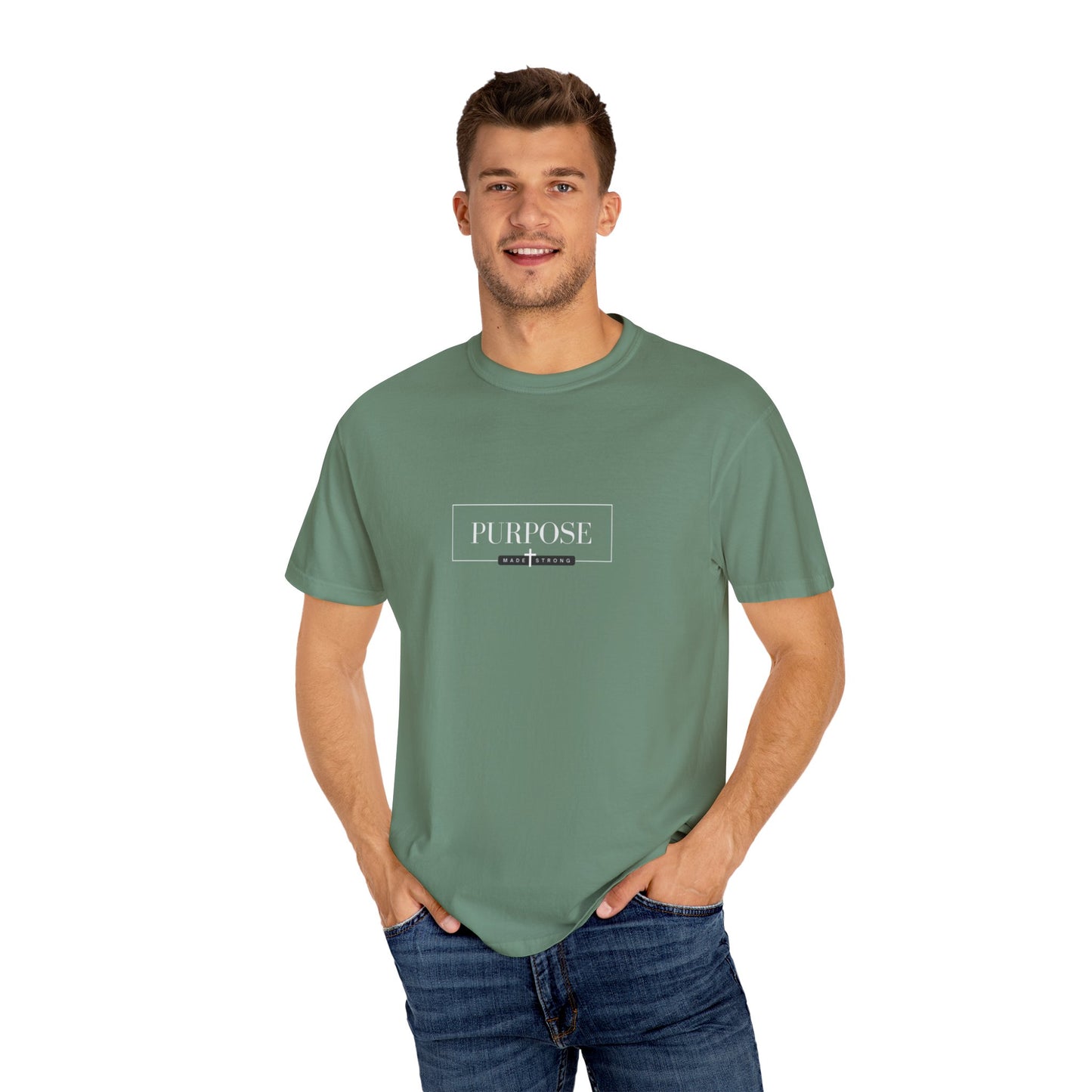 Comfort Colors T-shirt with Signature Purpose Made Strong Logo