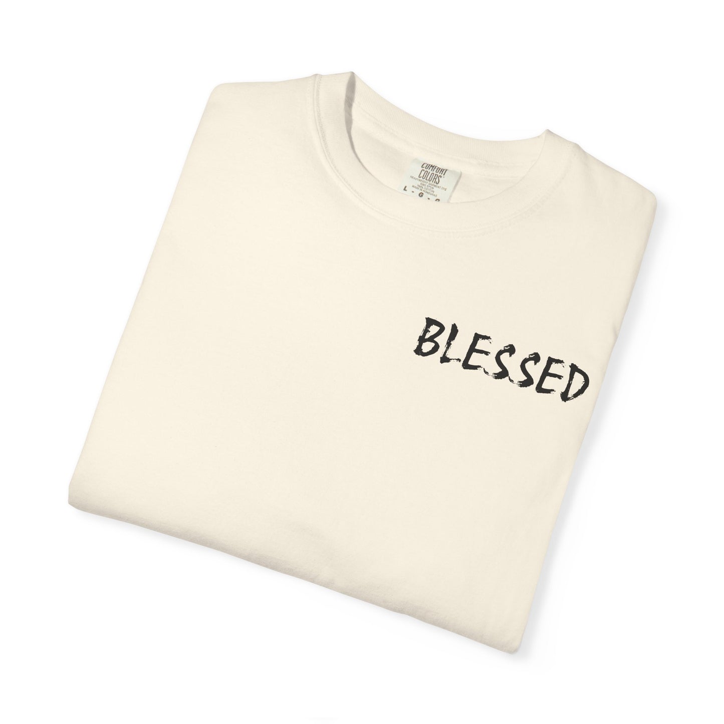 Christian Faith Comfort Colors T-shirt - 'I Woke Up Blessed'