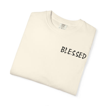 Christian Faith Comfort Colors T-shirt - 'I Woke Up Blessed'