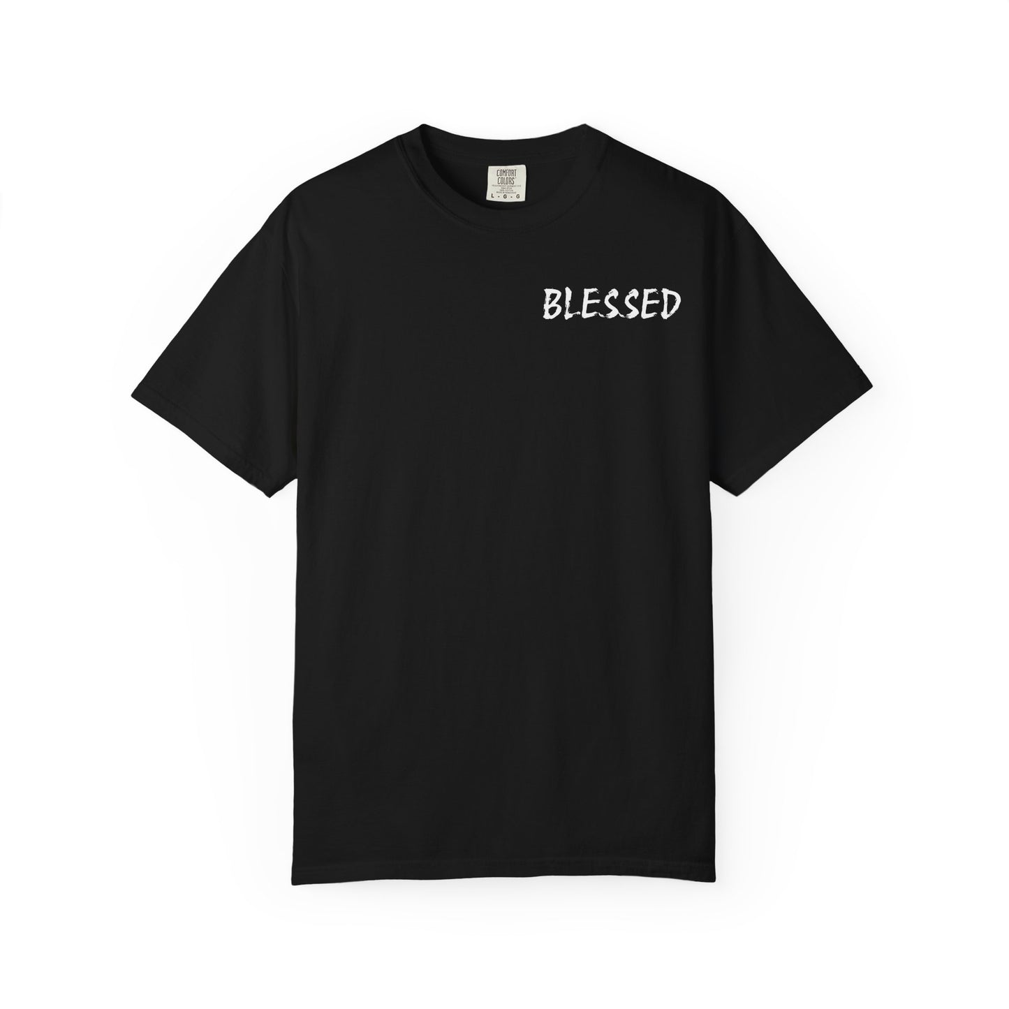 Christian Faith Comfort Colors T-shirt - 'I Woke Up Blessed'