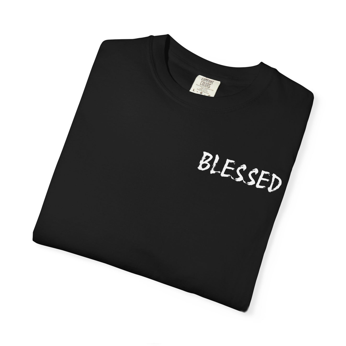 Christian Faith Comfort Colors T-shirt - 'I Woke Up Blessed'