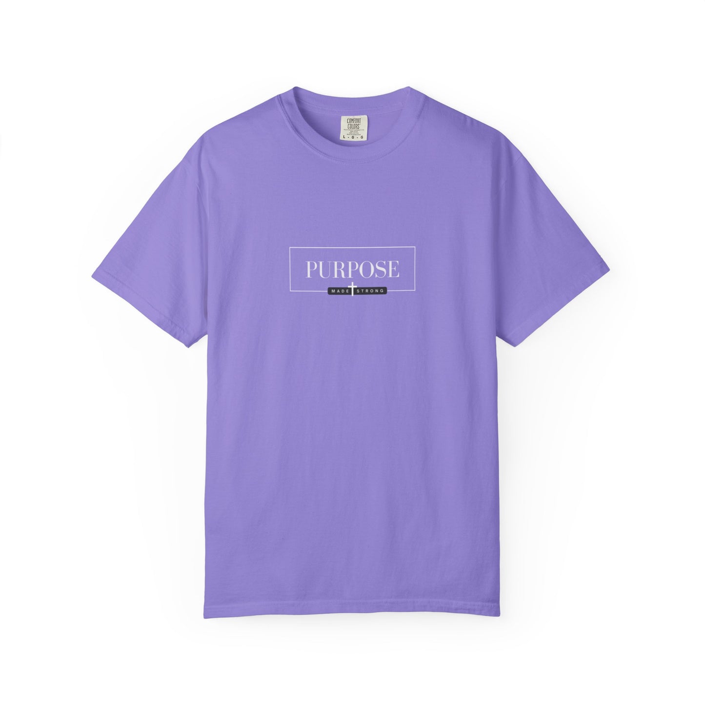 Comfort Colors T-shirt with Signature Purpose Made Strong Logo