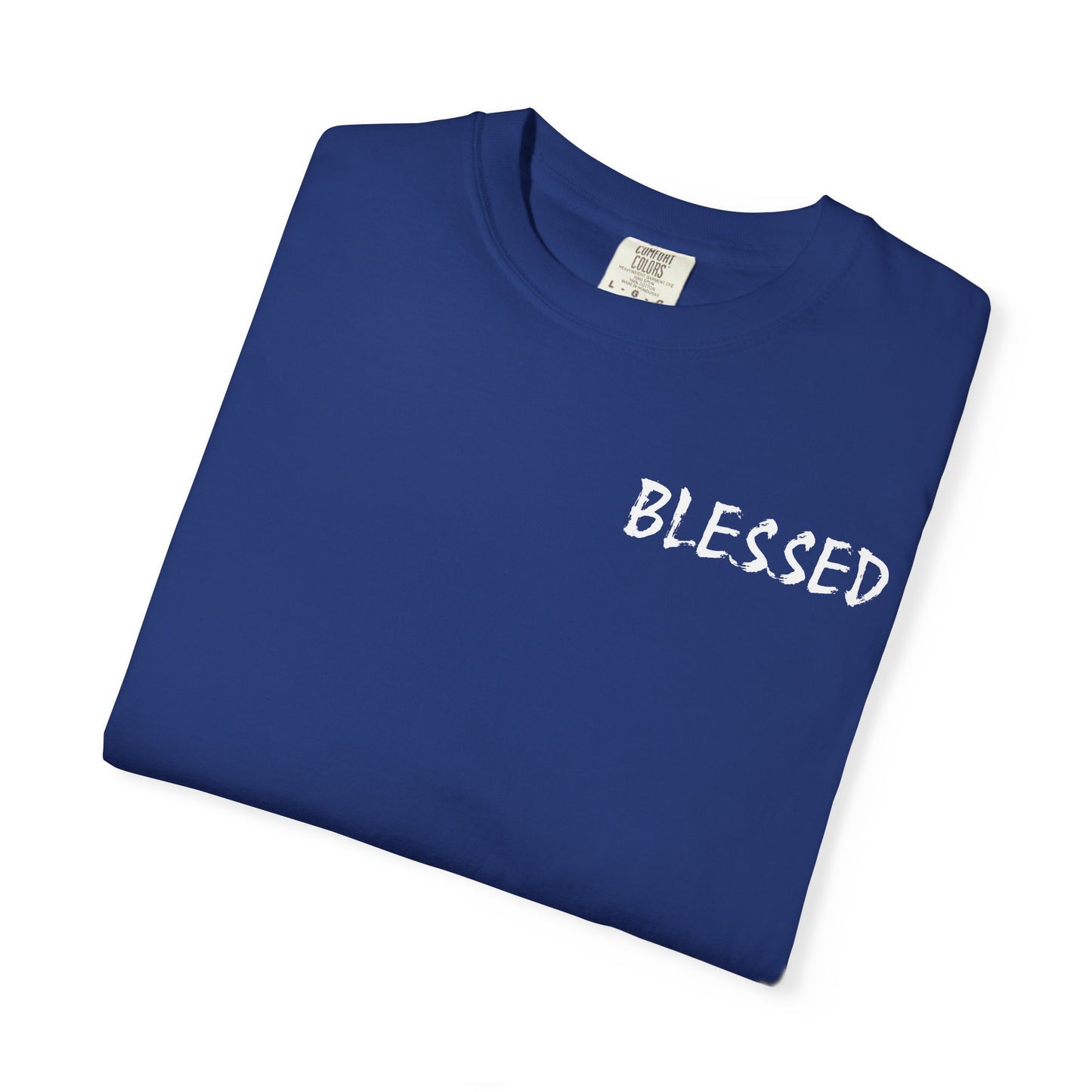 Christian Faith Comfort Colors T-shirt - 'I Woke Up Blessed'