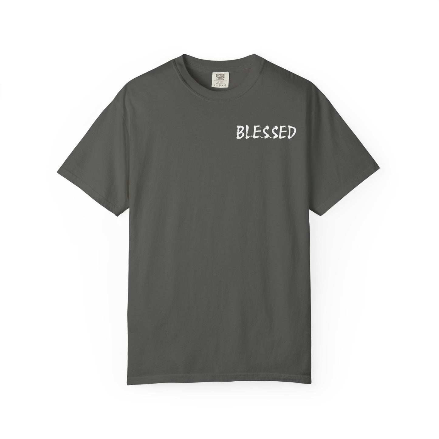 Christian Faith Comfort Colors T-shirt - 'I Woke Up Blessed'