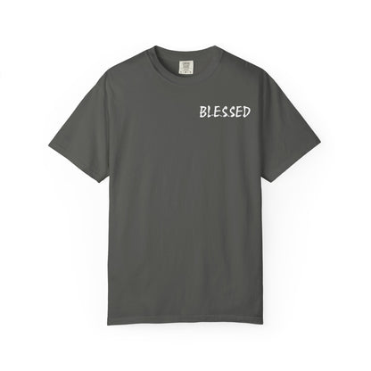 Christian Faith Comfort Colors T-shirt - 'I Woke Up Blessed'
