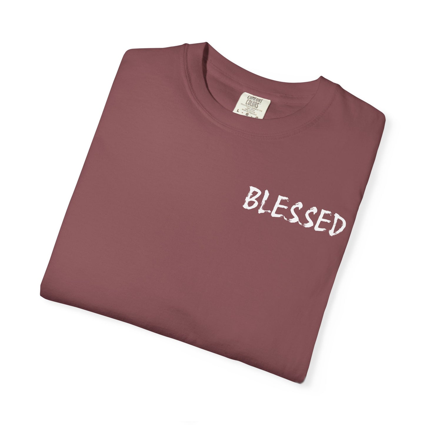Christian Faith Comfort Colors T-shirt - 'I Woke Up Blessed'