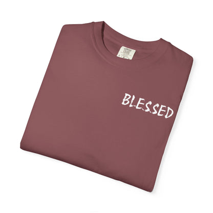 Christian Faith Comfort Colors T-shirt - 'I Woke Up Blessed'