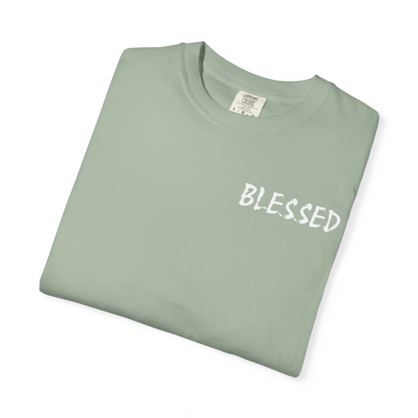 Christian Faith Comfort Colors T-shirt - 'I Woke Up Blessed'