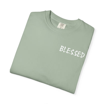 Christian Faith Comfort Colors T-shirt - 'I Woke Up Blessed'