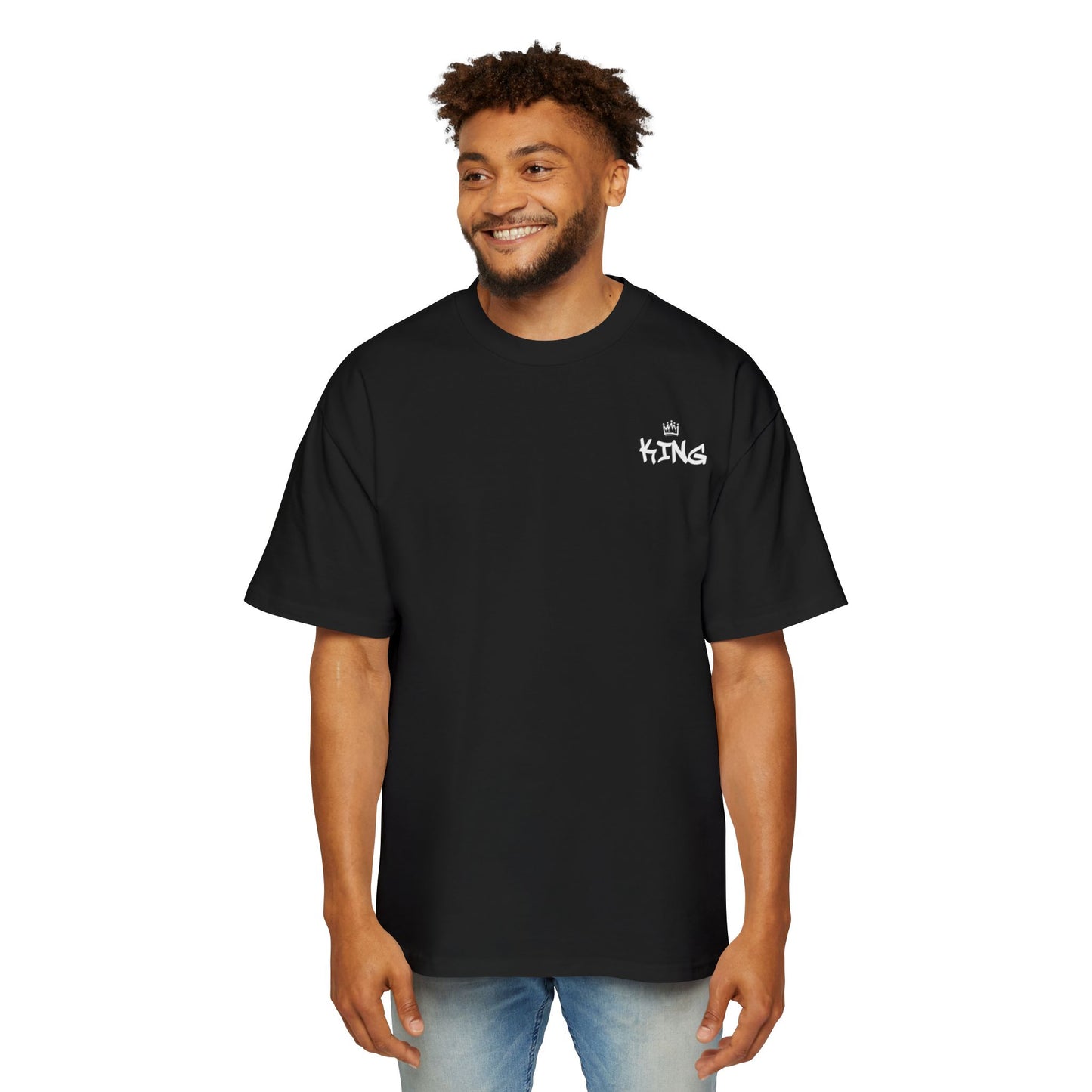 Oversized Tee King Jesus Christian T-Shirt