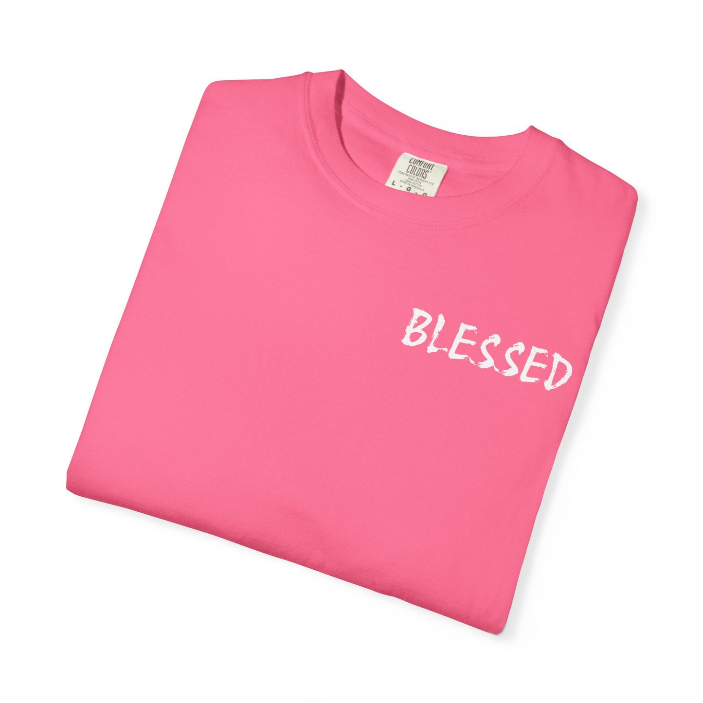 Christian Faith Comfort Colors T-shirt - 'I Woke Up Blessed'