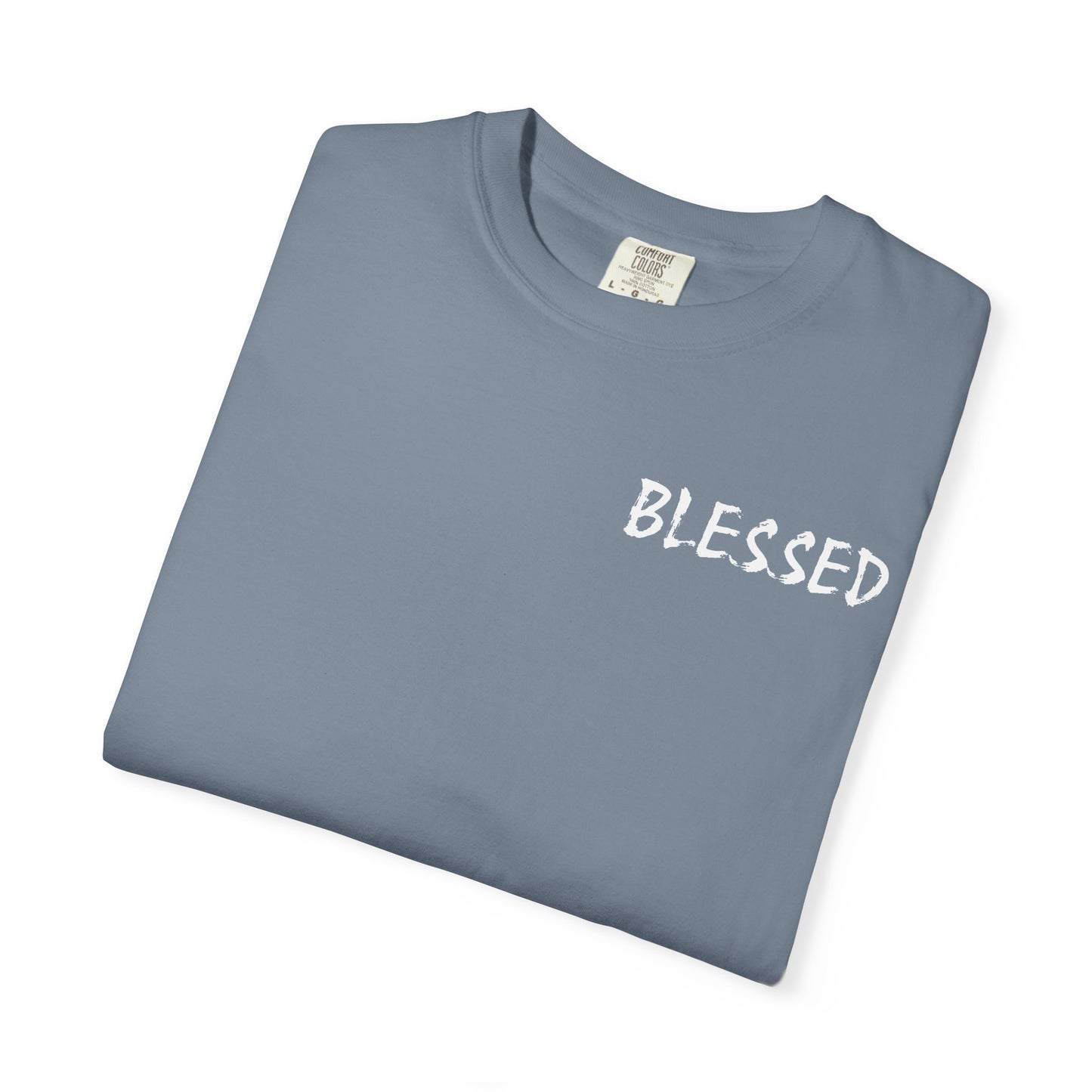Christian Faith Comfort Colors T-shirt - 'I Woke Up Blessed'