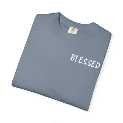 Christian Faith Comfort Colors T-shirt - 'I Woke Up Blessed'