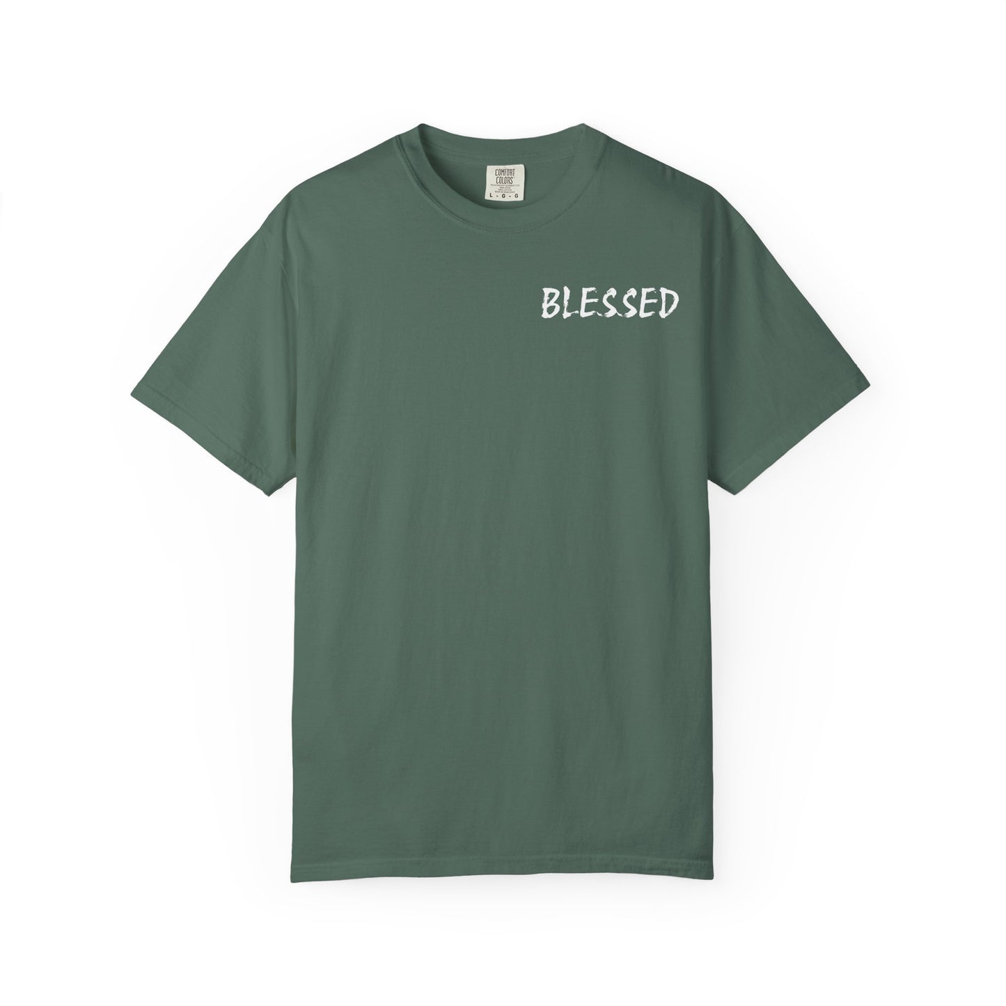 Christian Faith Comfort Colors T-shirt - 'I Woke Up Blessed'