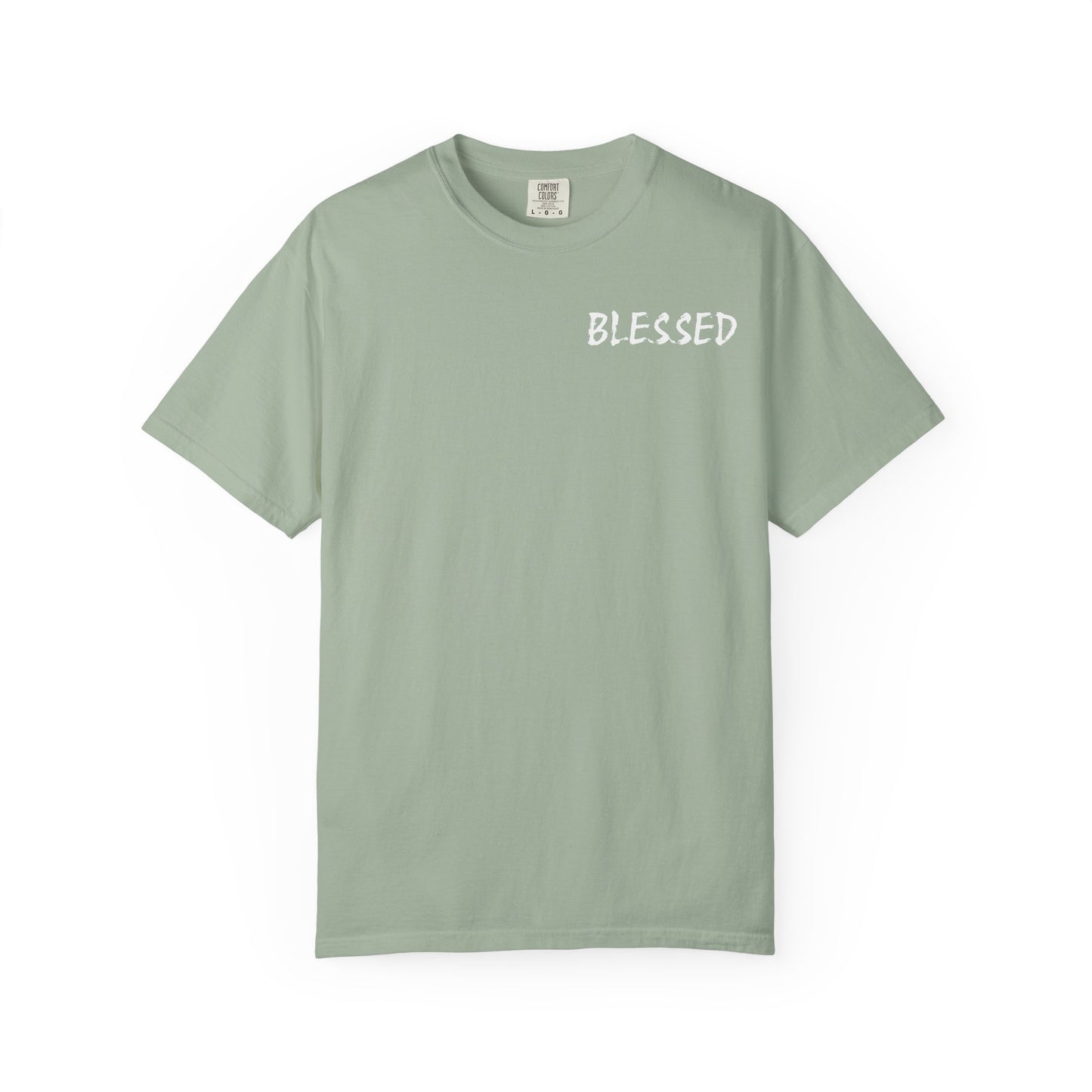 Christian Faith Comfort Colors T-shirt - 'I Woke Up Blessed'