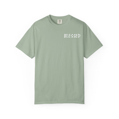 Christian Faith Comfort Colors T-shirt - 'I Woke Up Blessed'