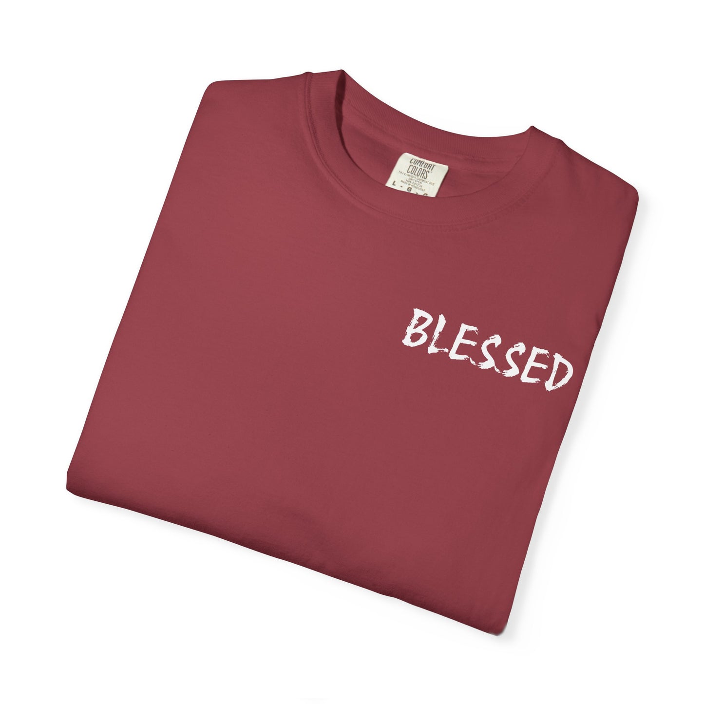 Christian Faith Comfort Colors T-shirt - 'I Woke Up Blessed'