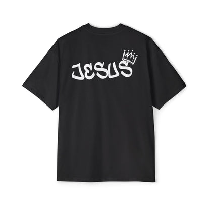 Oversized Tee King Jesus Christian T-Shirt