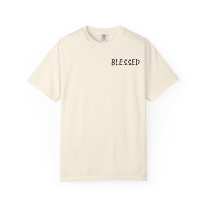 Christian Faith Comfort Colors T-shirt - 'I Woke Up Blessed'