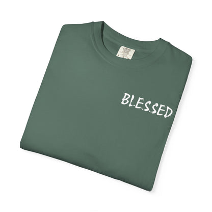 Christian Faith Comfort Colors T-shirt - 'I Woke Up Blessed'