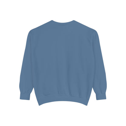 Embroidered Jesus is King Sweatshirt - Unisex Garment-Dyed Comfort Colors