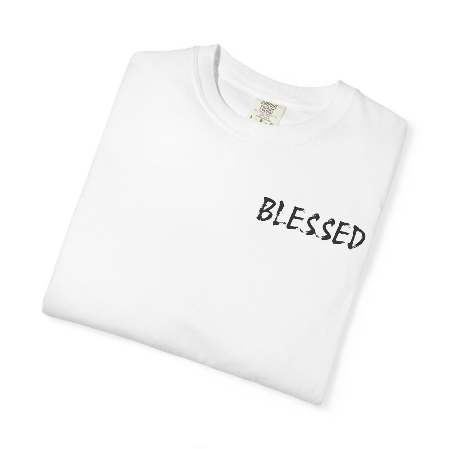 Christian Faith Comfort Colors T-shirt - 'I Woke Up Blessed'