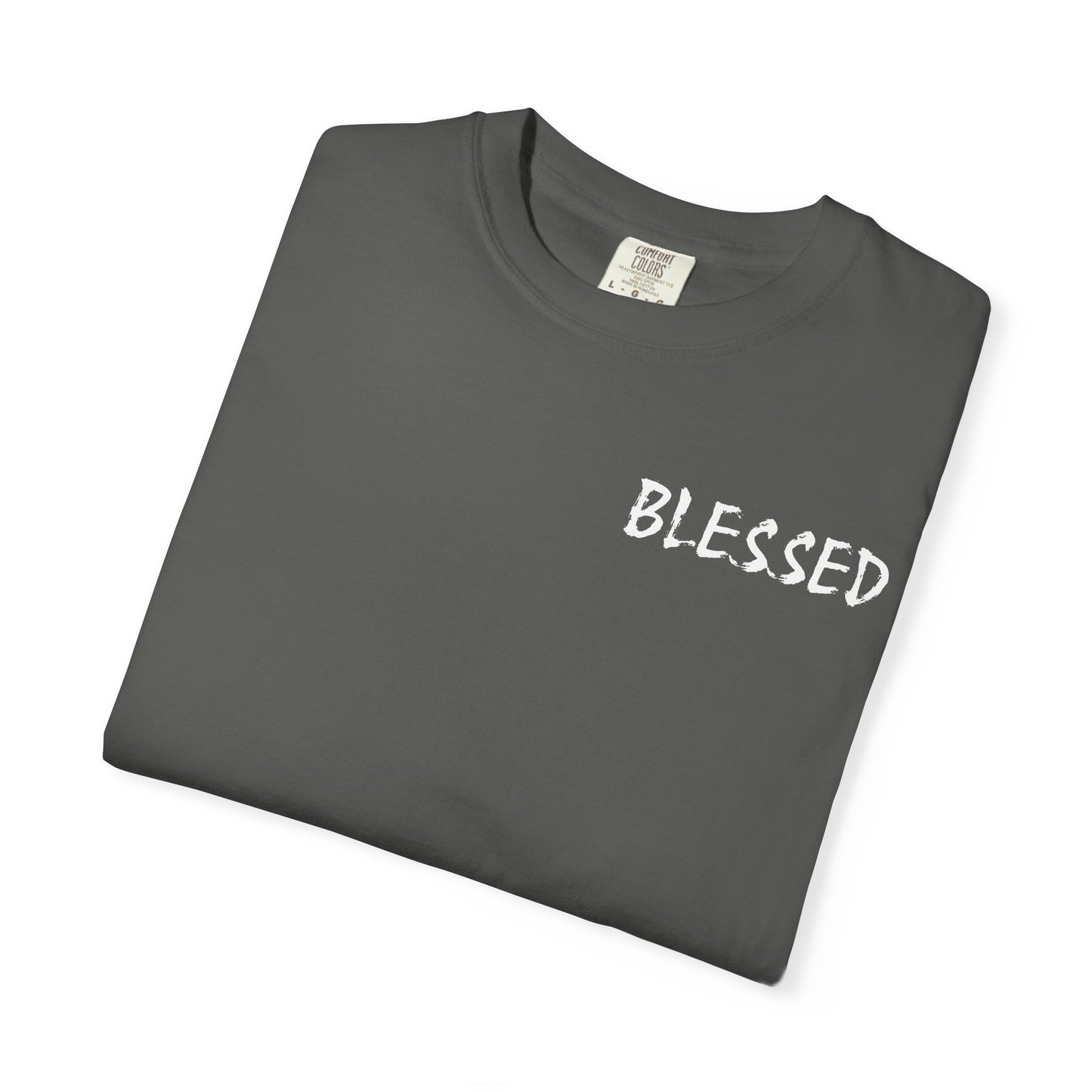 Christian Faith Comfort Colors T-shirt - 'I Woke Up Blessed'