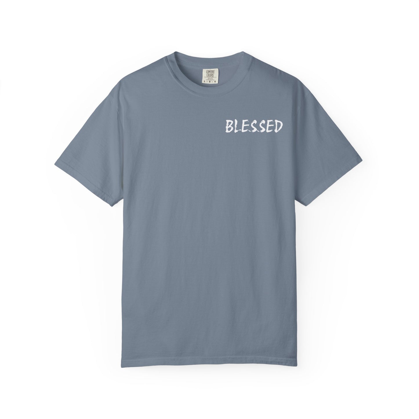 Christian Faith Comfort Colors T-shirt - 'I Woke Up Blessed'