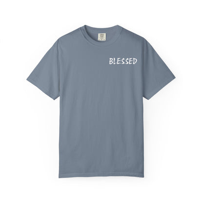 Christian Faith Comfort Colors T-shirt - 'I Woke Up Blessed'